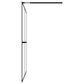 Walk-in Shower Screen Frosted Tempered Glass 31.5"x76.8"