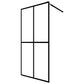 Walk-in Shower Screen Frosted Tempered Glass 55.1"x76.8"
