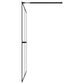 Walk-in Shower Screen Frosted Tempered Glass 55.1"x76.8"
