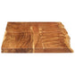 Bathroom Vanity Top Solid Acacia Wood 55.1"x20.5"x1.5"