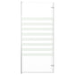 Bath Enclosure 47.2x55.1" Tempered Glass Stripe
