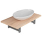 Bathroom Furniture Set Oak Engineered wood Standard