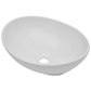 Bathroom Furniture Set Grey, White Engineered wood, Ceramic Medium