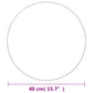 Wall Mirror Set of 2 Transparent Glass 15.7 inch Minimalist
