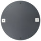 Wall Mirror Set of 2 Transparent Glass 27.6 in diameter