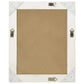 Wall Mirror White Wood, glass, engineered wood 19.7 x 23.6 in
