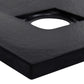 Shower Tray SMC Black 35.4x35.4"