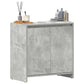 Bathroom Cabinet Concrete Gray Engineered Wood 23.6x13.0x24.0 in