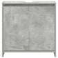 Bathroom Cabinet Concrete Gray Engineered Wood 23.6x13.0x24.0 in