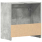 Bathroom Cabinet Concrete Gray Engineered Wood 23.6x13.0x24.0 in