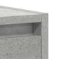 Bathroom Cabinet Concrete Gray Engineered Wood 23.6x13.0x24.0 in