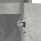 Bathroom Cabinet Concrete Gray Engineered Wood 23.6x13.0x24.0 in