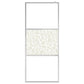 Walk-in Shower Wall ESG Glass with Stone Design 55.1"x76.8"