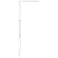 Walk-in Shower Wall ESG Glass with Stone Design 55.1"x76.8"
