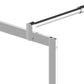 Walk-in Shower Wall ESG Glass with Stone Design 55.1"x76.8"
