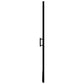 Shower Door Frost Tempered Glass 35.8"x76.8" Black