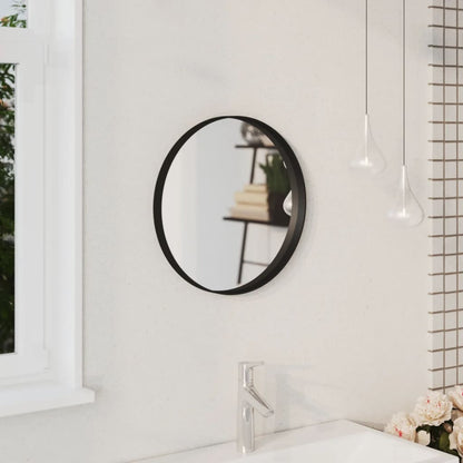 Wall Mirror Decorative Inlays Round Modern Minimalistic