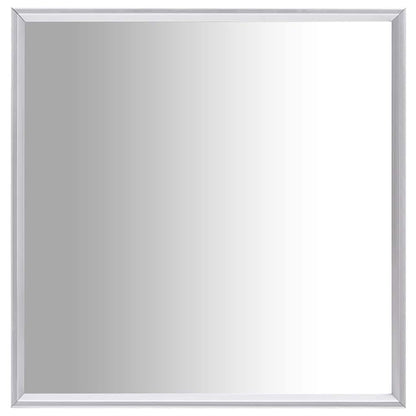 Mirror Silver Glass, PVC 15.7 x 15.7 in Minimalistic Mirror