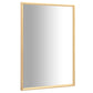 Mirror Gold Glass, PVC Medium Minimalistic Mirror Rectangular