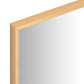 Mirror Gold Glass, PVC Medium Minimalistic Mirror Rectangular