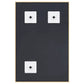 Mirror Gold Glass, PVC Medium Minimalistic Mirror Rectangular
