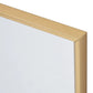 Mirror Gold Glass, PVC 39.4 x 23.6 in Minimalistic Mirror