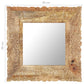 Mirror Natural mango wood color Solid mango wood 19.7x19.7 in