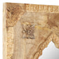 Mirror Natural Wood Solid Mango Wood, Glass 19.7 x 1.2 x 43.3 in