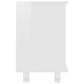 Bathroom Cabinet High gloss white Engineered wood