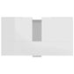 Bathroom Cabinet High gloss white Engineered wood