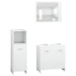Bathroom Furniture Set White Engineered wood Standard