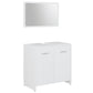 Bathroom Furniture Set White Engineered wood Standard