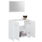 Bathroom Furniture Set White Engineered wood Standard