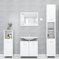 Bathroom Furniture Set White Engineered wood Standard