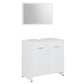 Bathroom Furniture Set White Engineered wood Medium