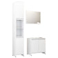 Bathroom Furniture Set White Engineered Wood Medium