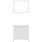 Bathroom Furniture Set White Engineered Wood Medium