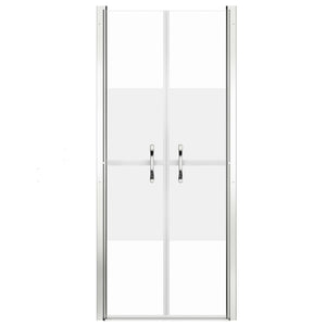 Shower Door Half Frosted ESG 29.9"x74.8"