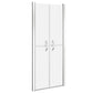 Shower Door Frosted ESG 33.9"x74.8"