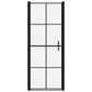 Shower Doors Tempered Glass 31.9"x76.8" Black