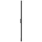 Shower Door Tempered Glass 35.8"x76.8" Black