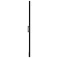 Shower Doors Tempered Glass 39.4"x70.1" Black
