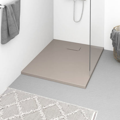 Shower Base Tray SMC Brown 39.4"x31.5"