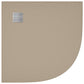 Shower Base Tray SMC Brown 35.4x35.4"