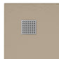 Shower Base Tray SMC Brown 35.4x35.4"