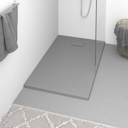Shower Base Tray SMC Grey 47.2x27.6"