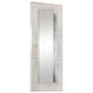 Aviator Mirror Silver Metal 43.3 in x 19.7 in Minimalistic