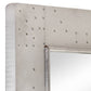 Aviator Mirror Silver Metal 43.3 in x 19.7 in Minimalistic