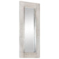 Aviator Mirror Silver Metal 43.3 in x 19.7 in Minimalistic