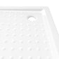 Shower Base Tray with Dots White 35.4"x35.4"x1.6" ABS